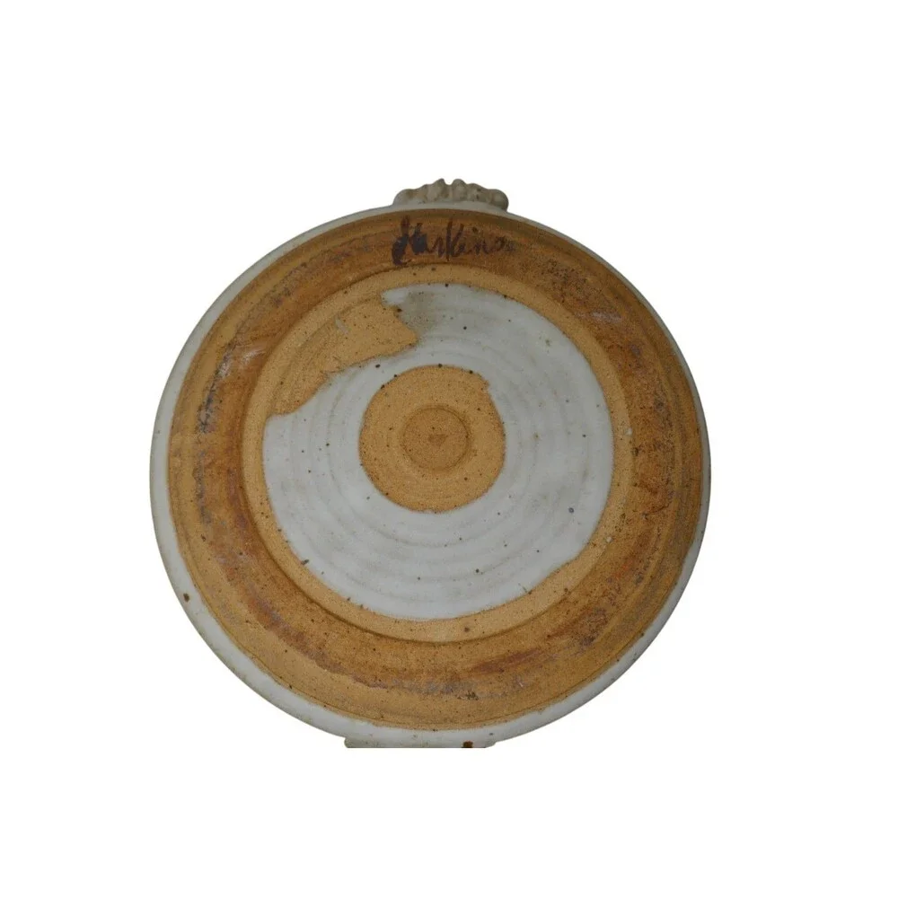 Paul Gaskins Art Pottery Stoneware Casserole Covered Pot with Lid